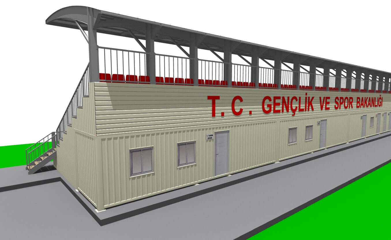 grandstand containers
